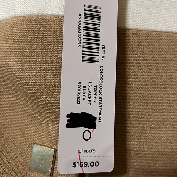 New Chico’s Topper Jacket - Picture 4 of 6